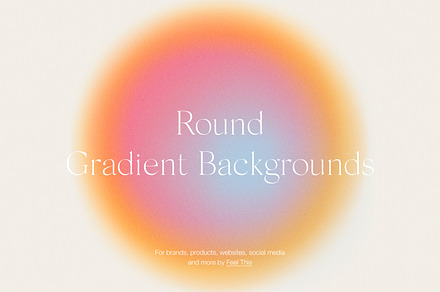 Round Circle Gradient Textures PS, an Object Graphic by Feel This