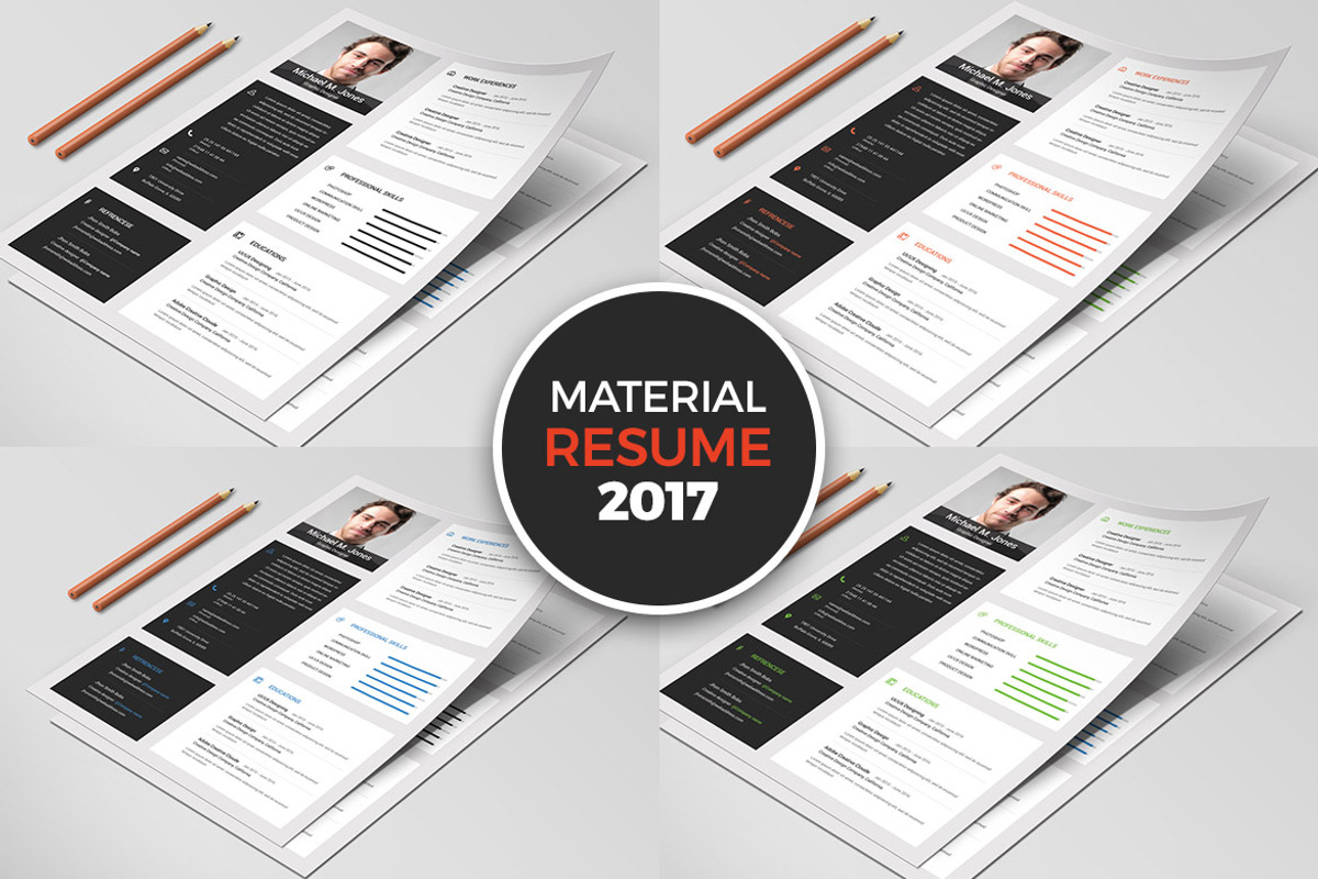 JOB CV, a Resume Template by graphicbox (Photo 2 of 3)