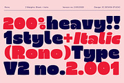 Rono, a Sans Serif Font by Jan-Christian Bruun (Thumbnail 1 of 15)