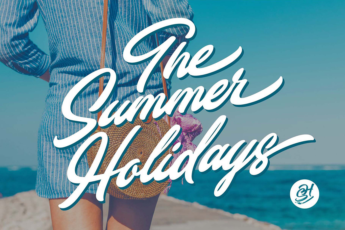 Tread Mill - A Lettering Script Font, a Script Font by HanzelSpace Studio (Photo 6 of 7)