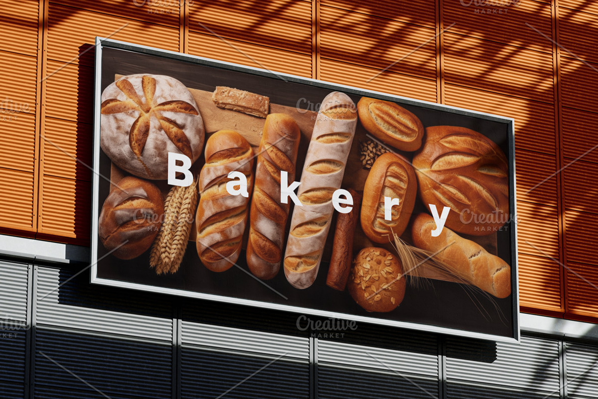 Various breads. 50 images, a Food & Drink Photo by Handmadefont (Photo 9 of 12)