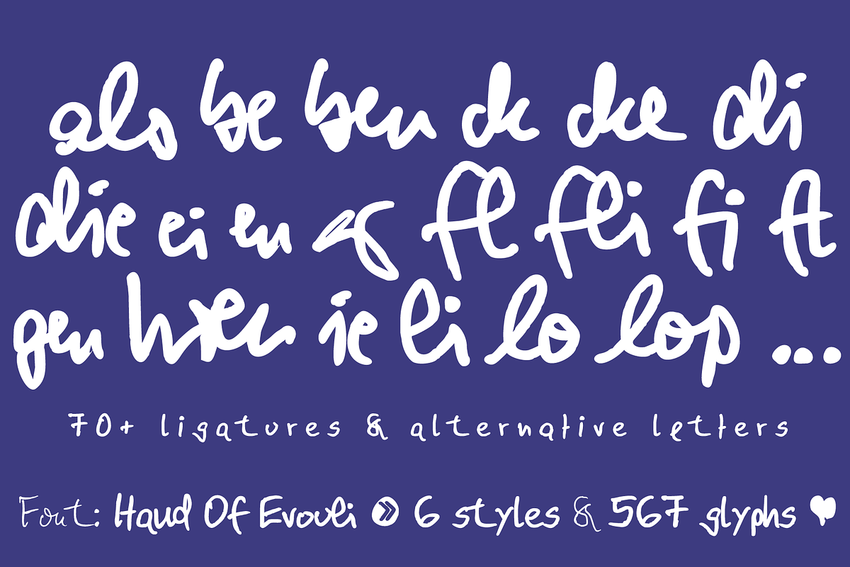 FONT | Hand Of Evouli, a Script Font by Typo Graphic Design (Photo 5 of 5)
