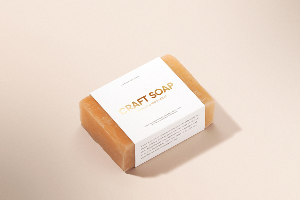 Soap Bar Mockup, a Packaging Mockup by WebAndCat (Photo 4 of 12)
