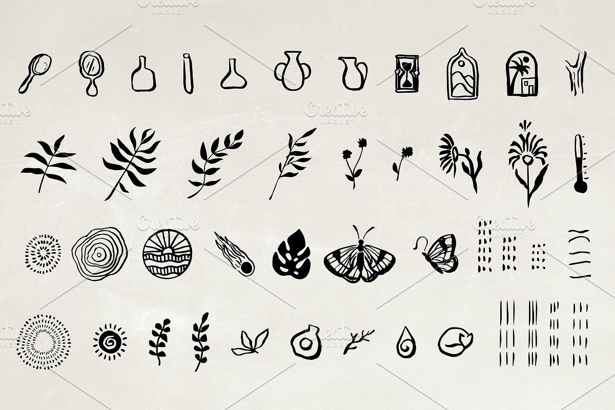 BOHO icons bundle, a Solid Icon by Garden in frame (Photo 4 of 5)