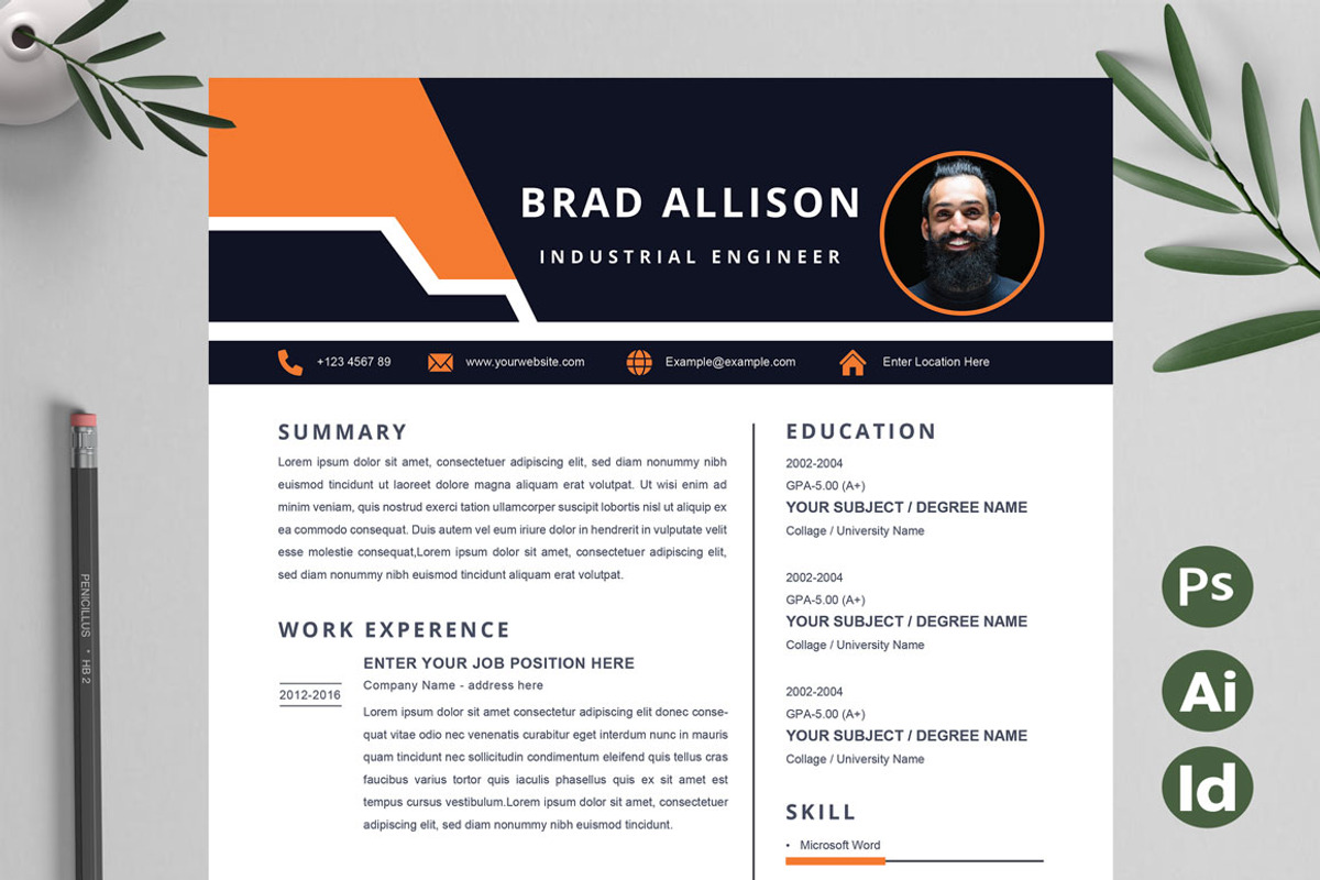 Best Selling Resume | CV Template, a Resume Template by Attractive Resume (Photo 1 of 3)