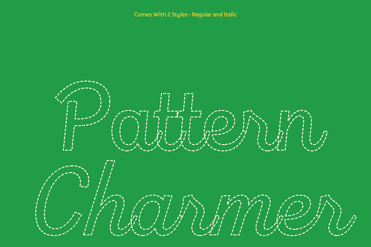 CS Rafles Dashed, a Script Font by Craft Supply Co. (Photo 4 of 8)