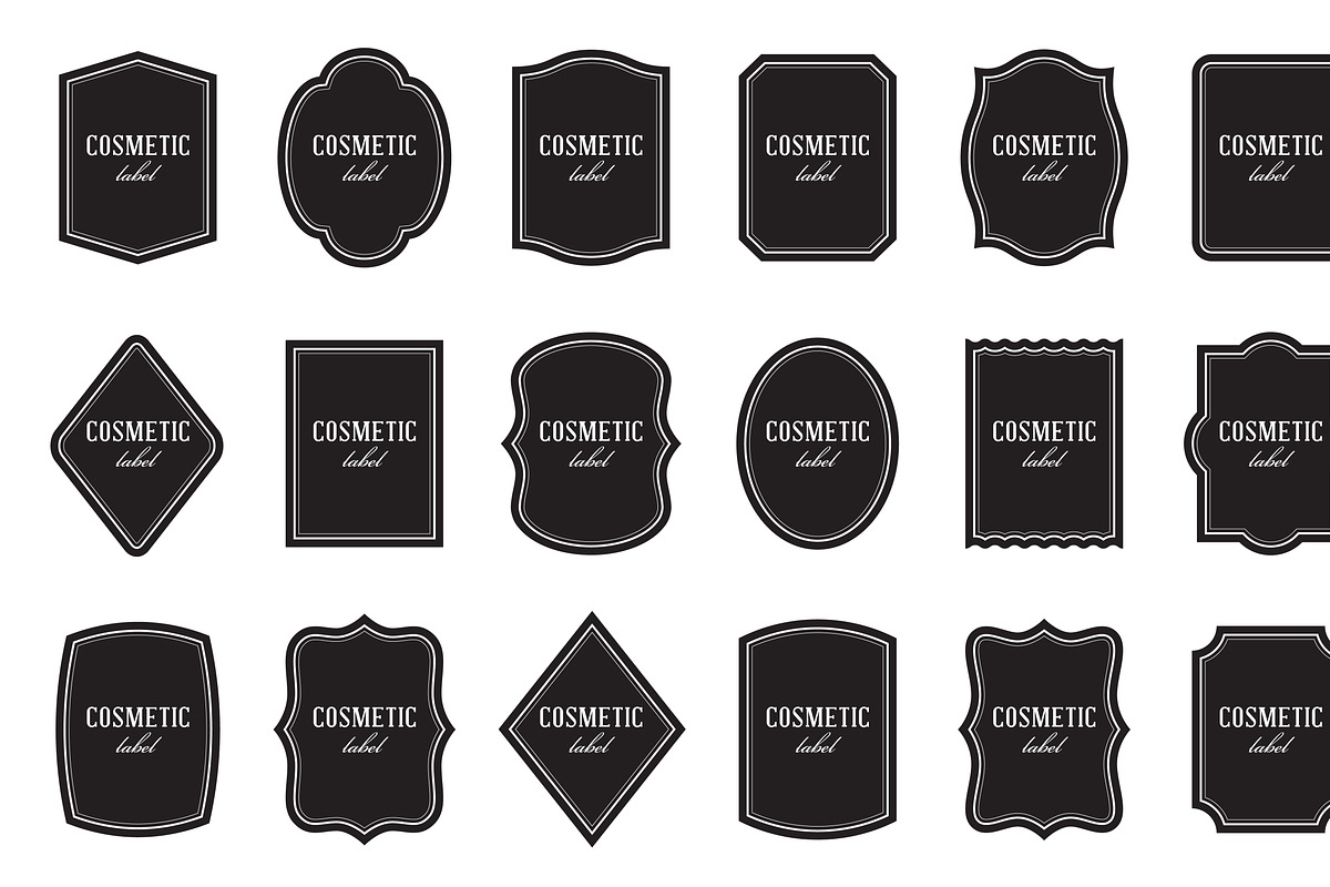 Labels: 18 shapes, different colors, an Object Graphic by moibalkon (Photo 3 of 19)