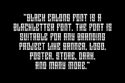 Black Calong - Artdeco Font, a Blackletter Font by QR Design Studio (Thumbnail 4 of 8)
