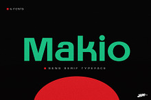 Makio - Sans Serif Typeface