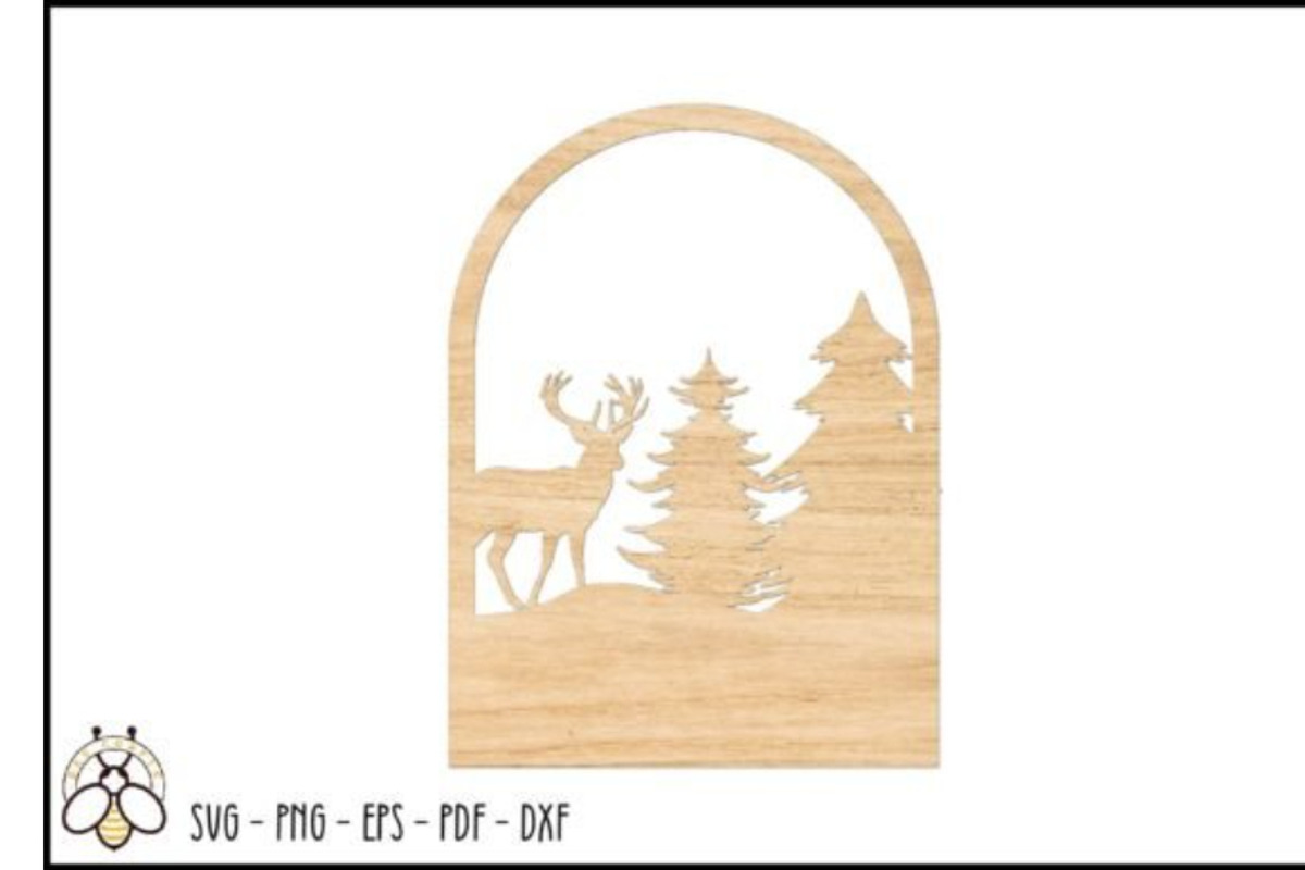 Laser Cut Christmas Cards, an Object Graphic by BeeCraftR (Photo 2 of 13)
