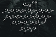 King and Queen, a Script Font by cocodesign (Thumbnail 9 of 9)