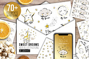 Goodnight Kid Elements & 70 Patterns, a Pattern Graphic by Sopelkin (Thumbnail 1 of 10)