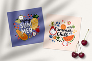 Seasonal summer card templates set, a Decorative Illustration by Good Studio (Thumbnail 5 of 6)
