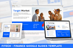 Fitech - Finance Google Slides, a Presentation Template by SlideFactory