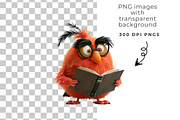 Quirky Bird Clipart, 47 PNG, an Animal Illustration by EllyandLima (Thumbnail 3 of 6)
