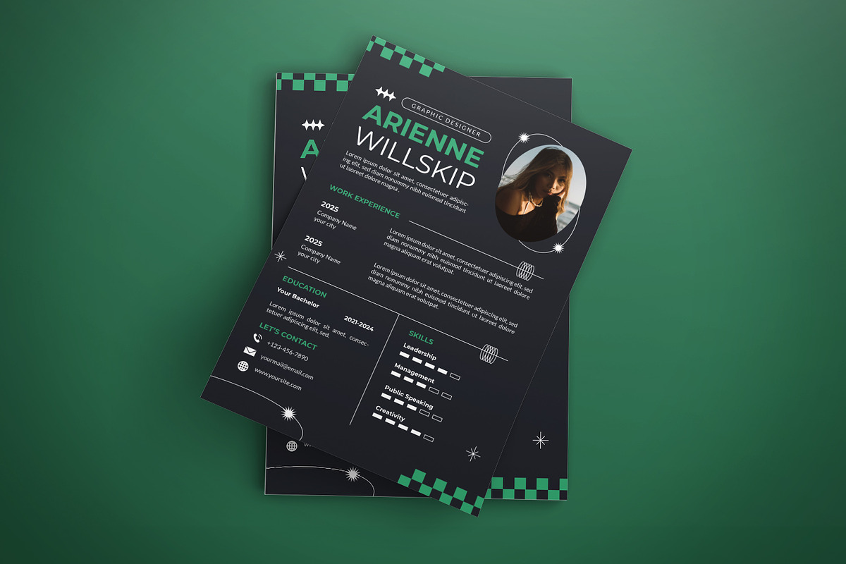 Y2K - Resume, a Print Template by VUNIRA (Photo 2 of 2)