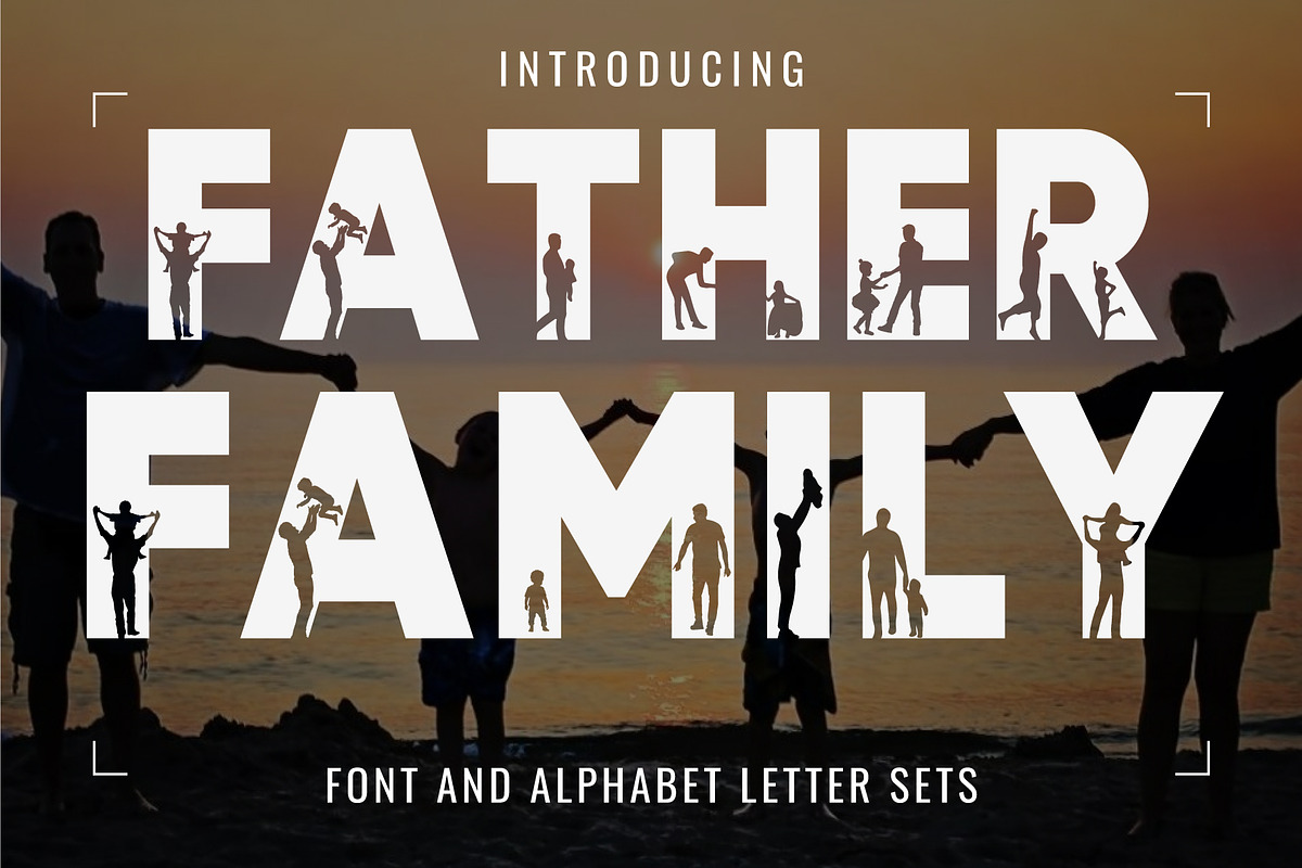 Father Family Font, a Symbol Font by Font Craft Studio (Photo 1 of 6)