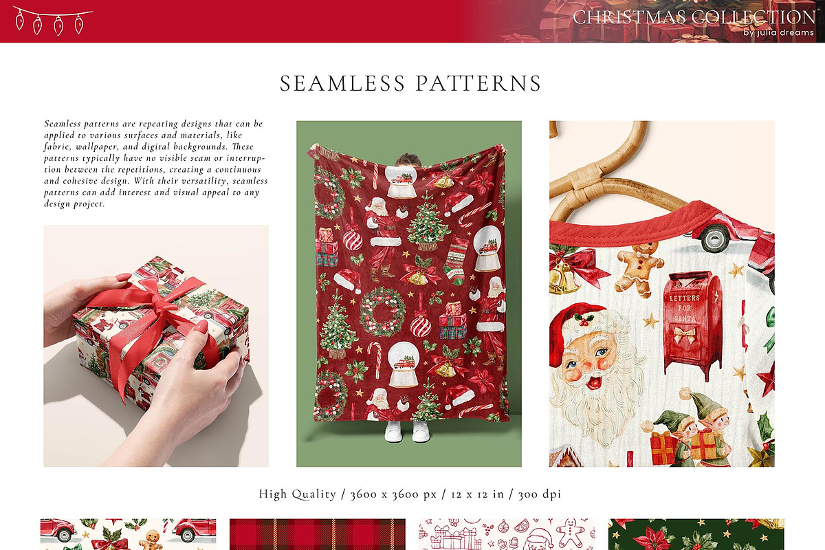 Christmas Watercolor Collection, a Graphic by Julia Dreams (Photo 3 of 11)