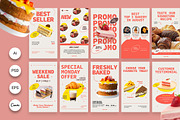 Promotion-BakeryShop Instagram Story, a Social Media Template by Jiwstudio (Thumbnail 2 of 4)
