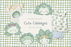 CUTE CABBAGES pattern collection