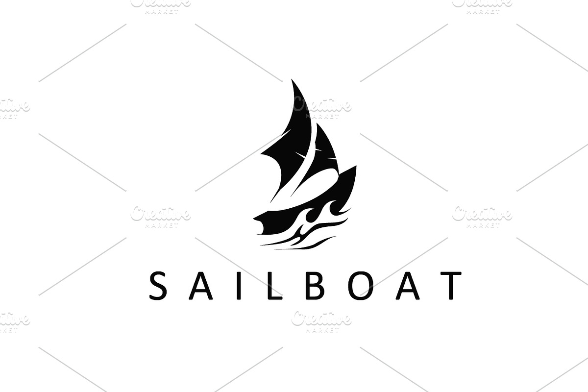 Fishing boat sailboat logo design, a Branding & Logo Template by Maylianaw28 (Photo 1 of 2)