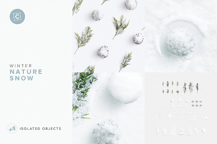 Snow Overlay Scene Creator, a Mask Mockup by Custom Scene