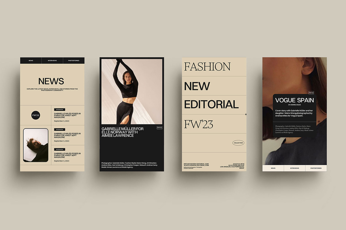 Editorial Social Media Template, a Social Media Template by Moscovita Studio (Photo 22 of 34)