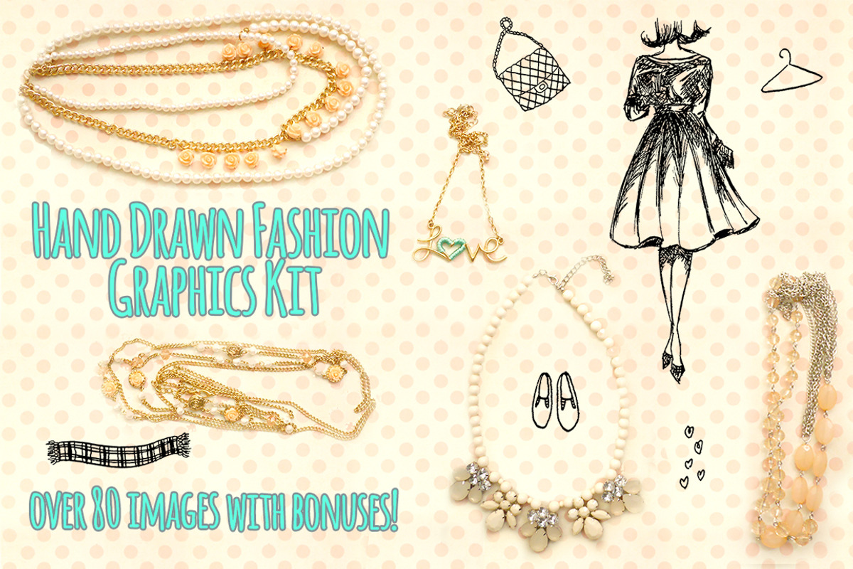 Fashion Vector Sketches Bundle, an Illustration by Violet LeBeaux (Photo 2 of 5)