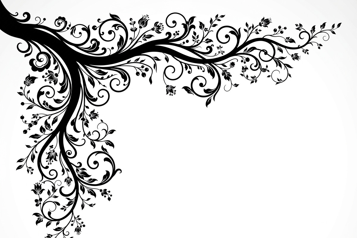 50 Tree Branch Corner Silhouette, a Decorative Illustration by Amazin_art (Photo 20 of 46)