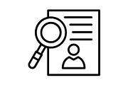 Recruitment Line Icon, an Icon by Pexelpy (Thumbnail 1 of 2)