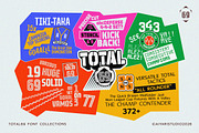Total 69 — Football Font Collection, a Sans Serif Font by Aiyari (Thumbnail 2 of 20)