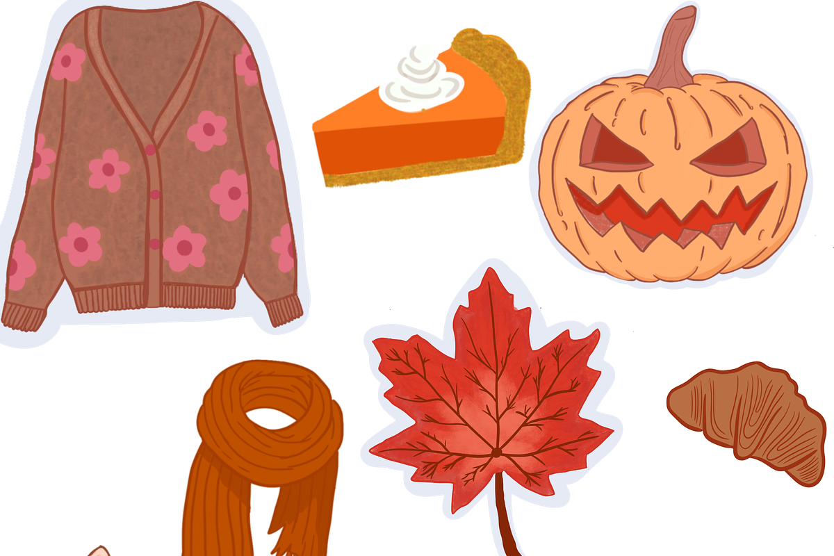 Autumn Aesthetic Sticker Pack, a Seasonal Illustration by Noorist (Photo 28 of 68)