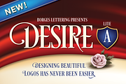 Desire Lite A, a Font by Borges Lettering (Thumbnail 1 of 10)