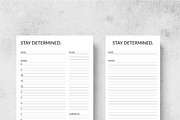 Determined Planner Set, a Stationery Template by Made By Hamilton (Thumbnail 3 of 4)