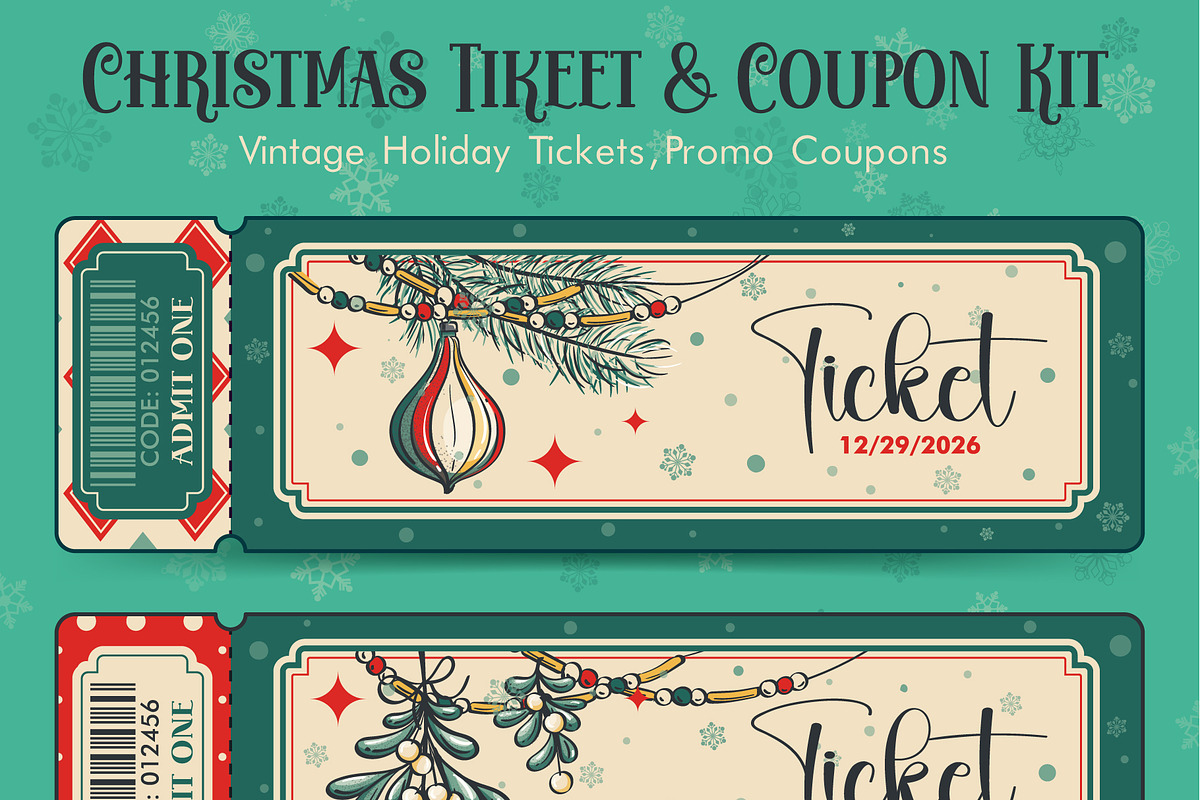Nostalgic Christmas Mega Bundle, a Seasonal Illustration by Nearbirds (Photo 10 of 12)