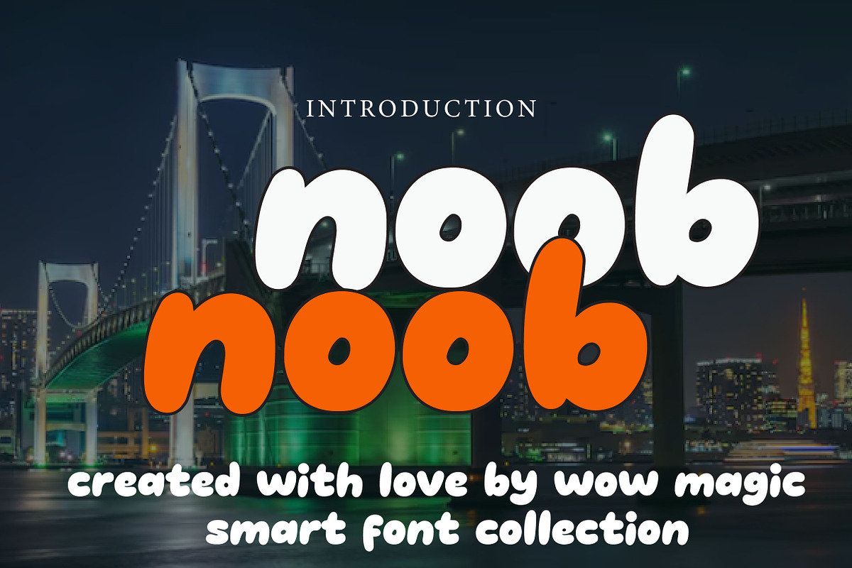 Noob, a Slab Serif Font by Wow Magic (Photo 1 of 3)