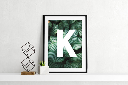 Single wall frame mockup