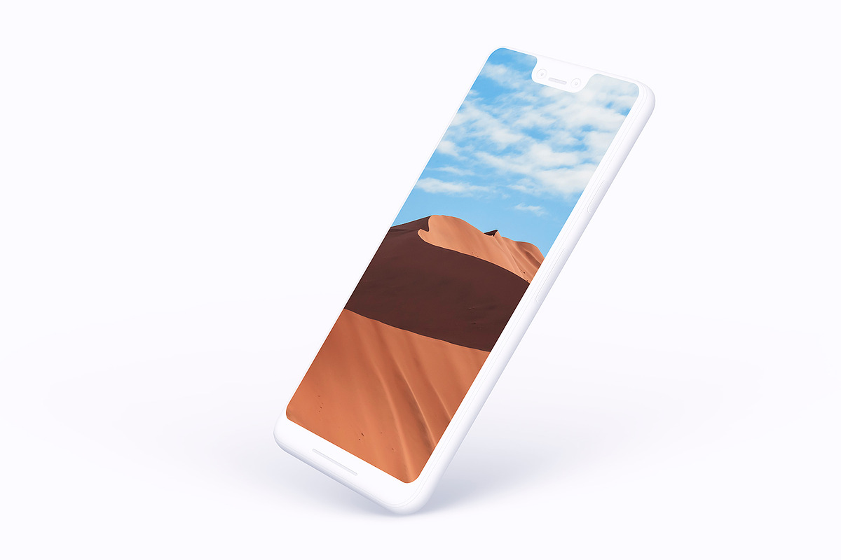 Pixel 3XL - 21 Clay Mockups - PSD, an iPhone Mockup by Asylab (Photo 43 of 73)