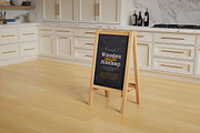 Wooden Stand Board Mockup, an Advertising Mockup by MrLetters (Thumbnail 5 of 5)