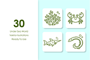 Under Sea Illustrations, an Object Illustration by Rasgood (Thumbnail 2 of 7)