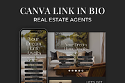Real Estate Link in Bio for Canva, an App Template by Meraki Templates (Thumbnail 1 of 8)