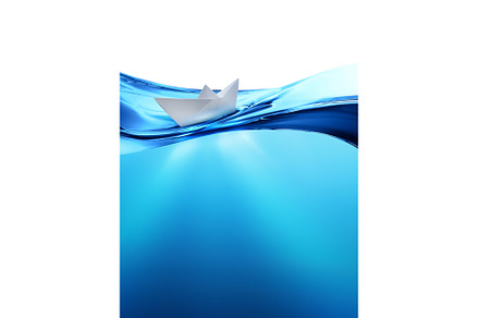 paper boat, an Abstract Photo by BazziBa♥
