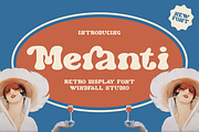 Meranti - Retro Display Font, a Serif Font by Windfall Co (Thumbnail 1 of 10)