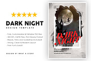 Dark Night, a Flyer Template by What a Story (Thumbnail 1 of 2)