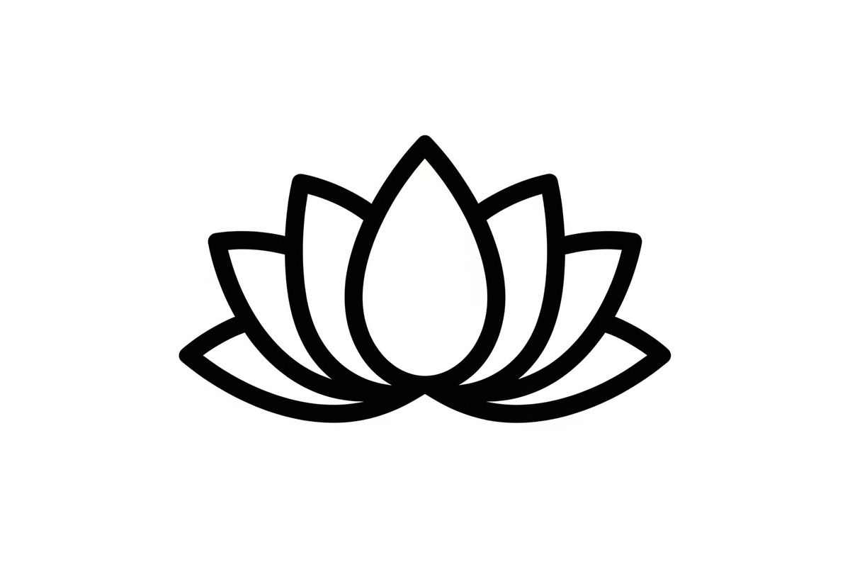 Lotus Flower Vector Icon Bundle, an Illustration by yasushie (Photo 25 of 51)