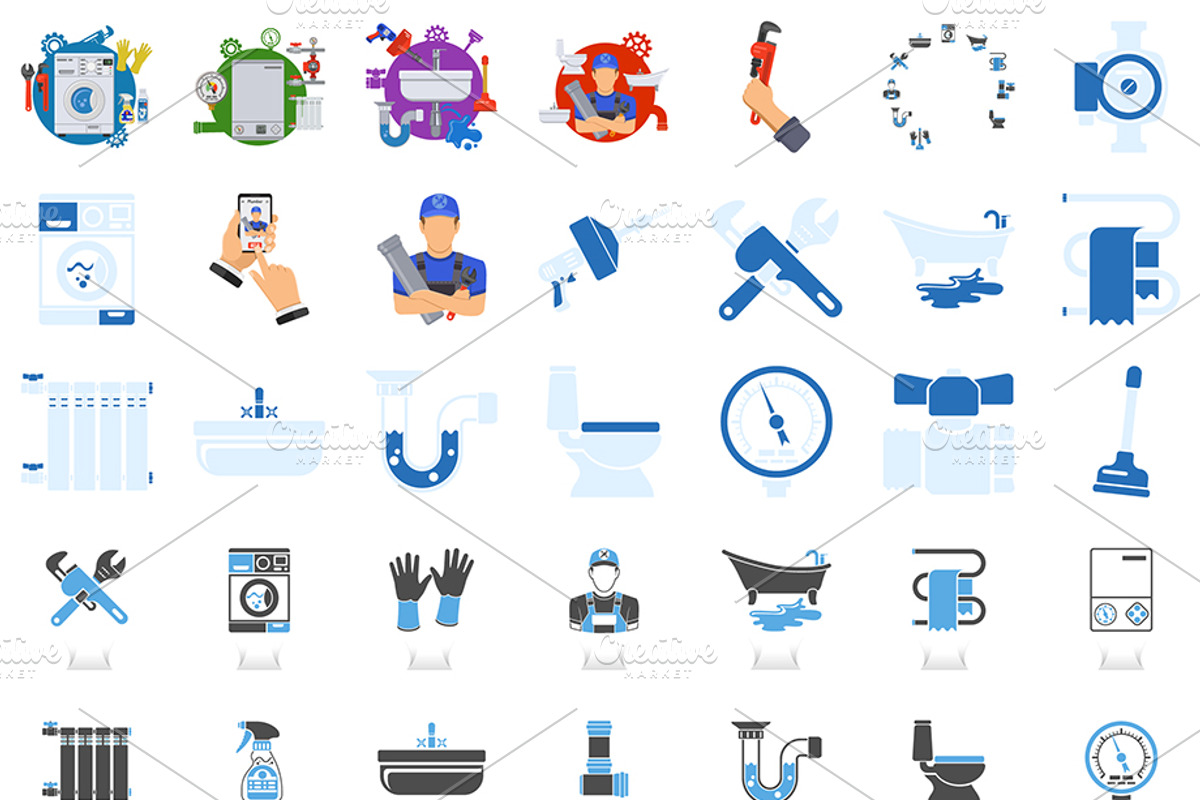 Plumbing Services Themes, a Technology Illustration by TAlex (Photo 7 of 7)