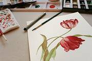 Watercolor Sketch Mockup, a Mockup by Europe.graphics (Thumbnail 3 of 3)