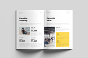 Business Plan Template, a Brochure Template by RusenoelType (Thumbnail 3 of 9)
