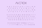 AVEROX - Futuristic Sans, a Sans Serif Font by Almarkhatype (Thumbnail 10 of 10)