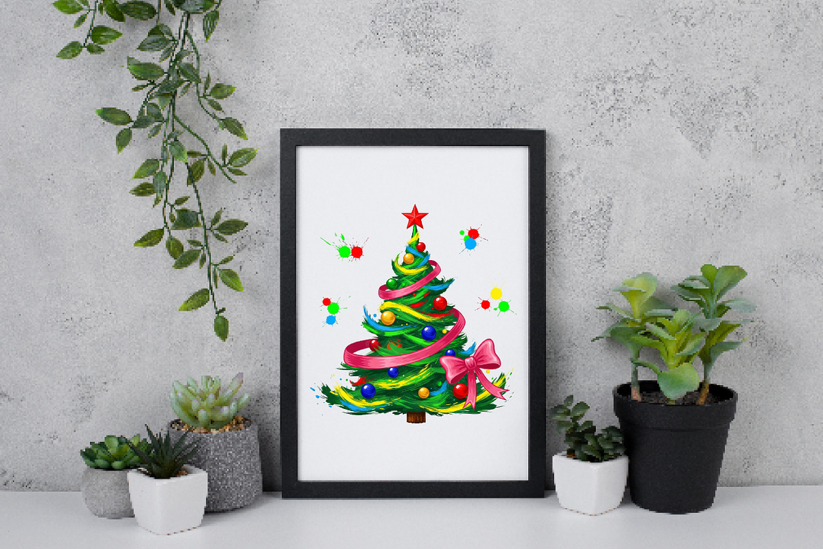 Colorful Coquette Christmas Tree PNG, an Illustration by Daily.Designs (Photo 5 of 5)